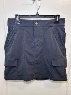 Athleta Trekki Gray Cargo Athletic Skort Womens Size 8